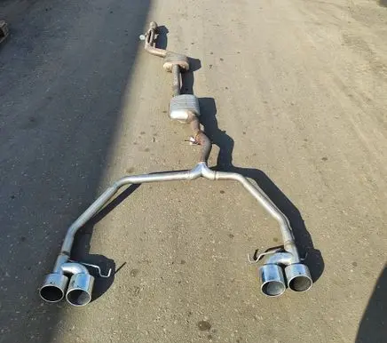 Mercedes-Benz C W205 Muffler/silencer A2054910001 A2054904420