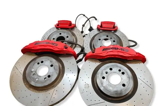 Mercedes-Benz GL X166 Brake discs and calipers set 20806201 A166410512