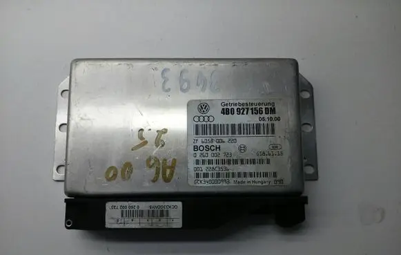 Audi A6 S6 C5 4B Gearbox control unit/module 4B0927156DM 0260002723