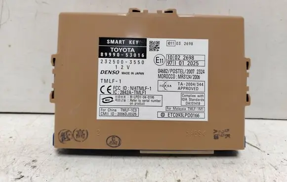 Lexus IS 220D-250-350 Keyless (KESSY) go control unit/module 8999053016 2325003550 ETC093LPD0166