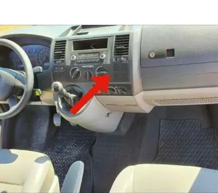 Volkswagen Transporter - Caravelle T5 Dashboard center trim panel 7H0857237E