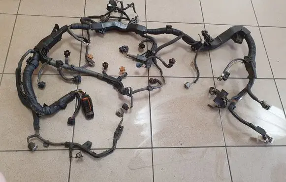 Engine installation wiring loom