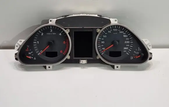 Audi A6 S6 C6 4F Speedometer (instrument cluster) 4F0920931F 4F0910930A