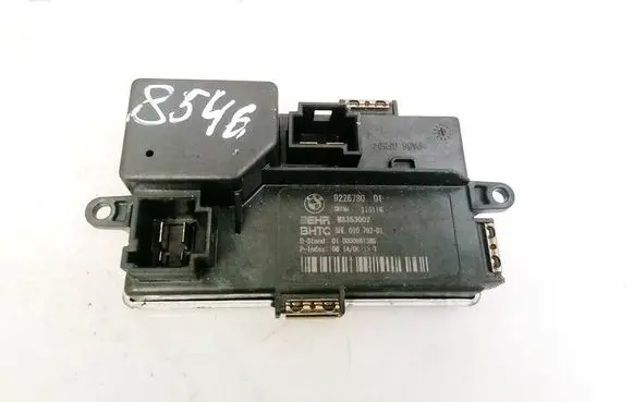 BMW 5 F10 F11 Heater blower motor/fan resistor 922678001 W8353002