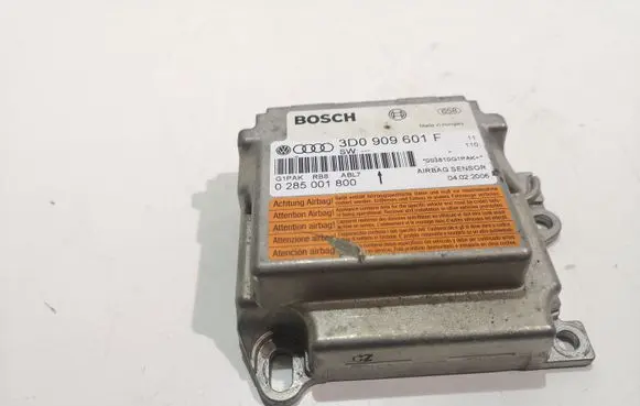 Volkswagen Touareg I Airbag control unit/module 3D0909601F 0285001800