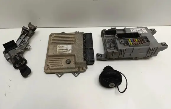 Fiat Fiorino Engine ECU kit and lock set 51846260 7160011303 71BF416J