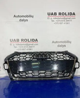 Front bumper upper radiator grill