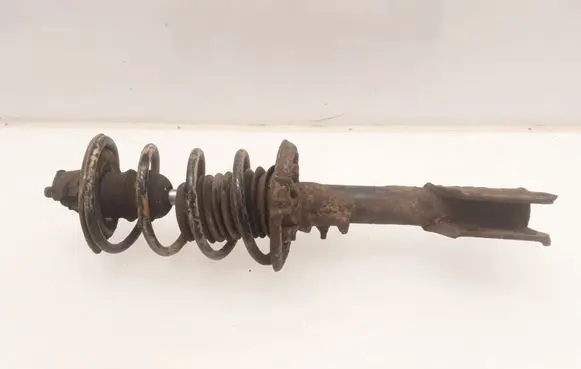 Front shock absorber with coil spring