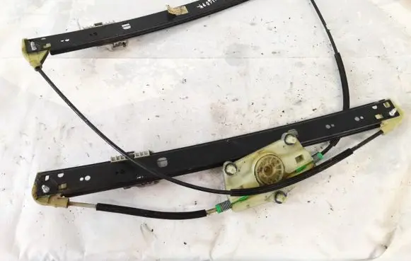 Sliding door window regulator with motor