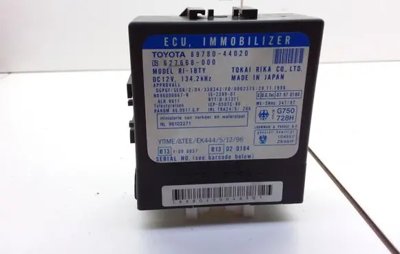 Toyota Picnic Immobilizer control unit/module 8978044020 627668000