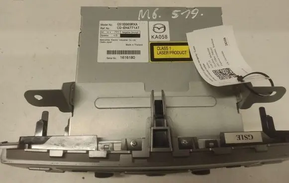 Mazda 6 Radio/CD/DVD/GPS head unit GS1E669RXA