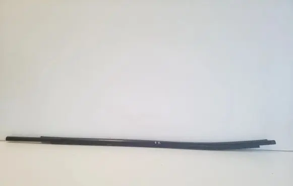 Front door glass trim molding