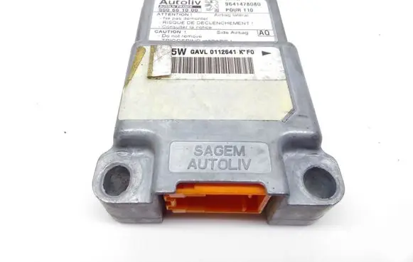 Peugeot 206 Airbag control unit/module 9641478080 550661000