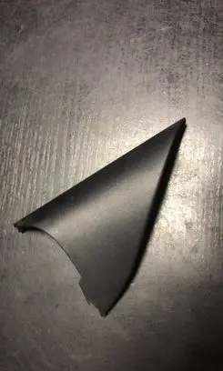 Plastic wing mirror trim cover
