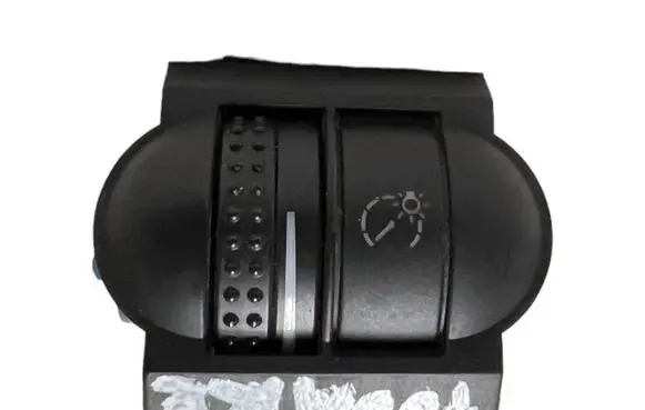 Panel lighting control switch