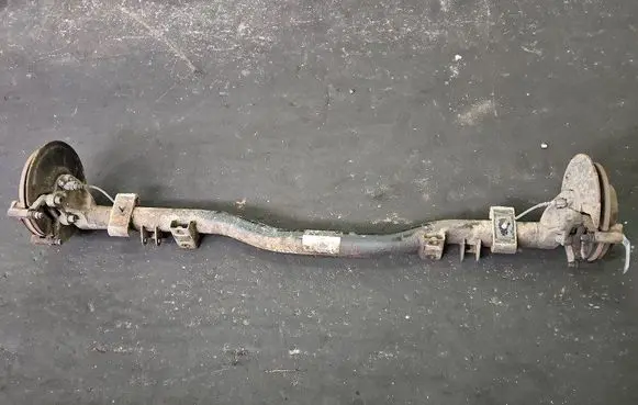 Rear axle beam