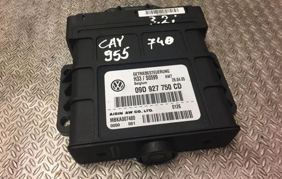 Porsche Cayenne (9PA) Gearbox control unit/module 09D927750CD