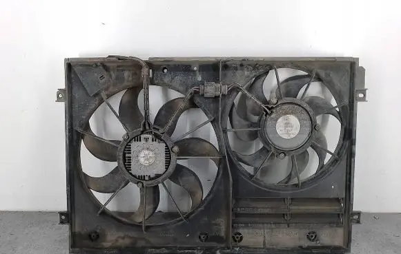 Volkswagen PASSAT B6 Electric radiator cooling fan 1K0121207A