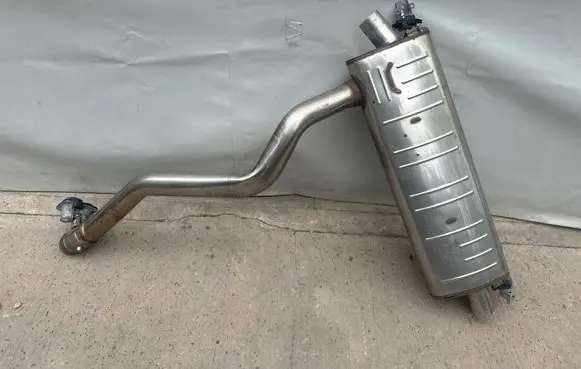 Volkswagen Touareg III Rear muffler/silencer tail pipe 4M4253611G 4M4253181DF 8W0253691A