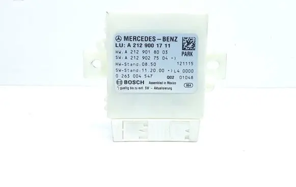 Mercedes-Benz E W212 Parking PDC control unit/module A2129001711 A2129018003 A2129027504