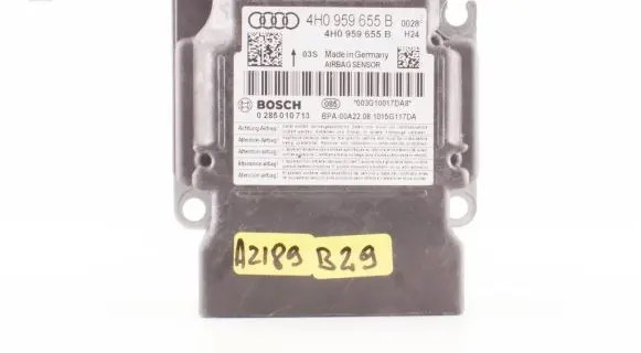 Audi A8 S8 D4 4H Airbag control unit/module 4H0959655B 0285010713