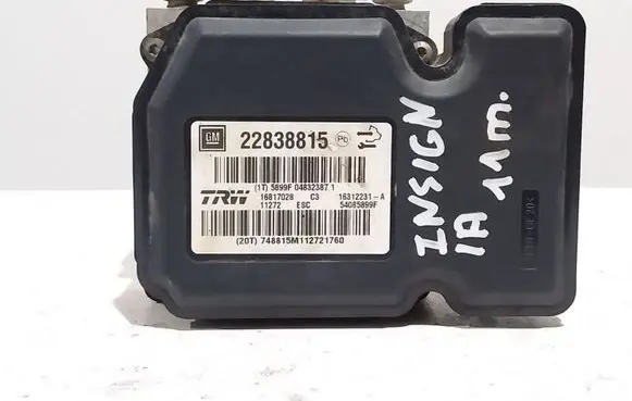 Opel Insignia A ABS Pump 22838815