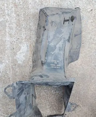 Audi A6 S6 C6 4F Intercooler air channel guide 4F0145333