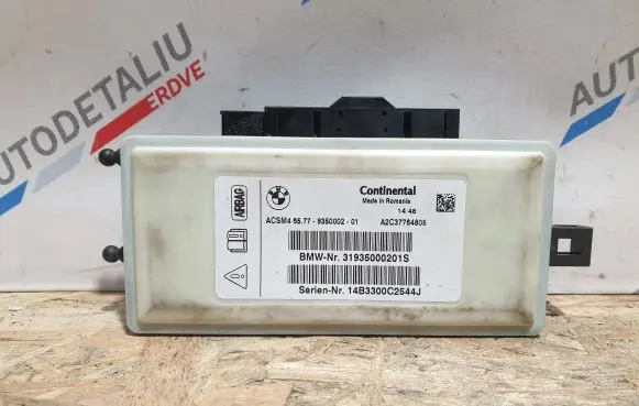 BMW X3 F25 Airbag control unit/module 9350002 65779350002
