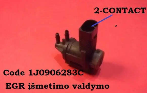 Audi Q7 4L Turbo solenoid valve 1J0906283C