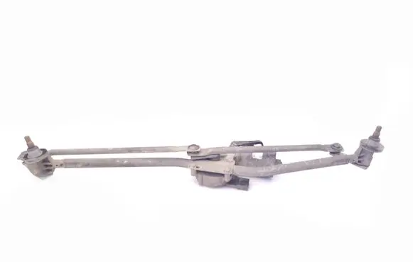Front wiper linkage and motor