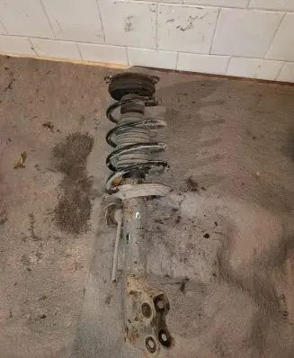 Mercedes-Benz A W169 Front shock absorber with coil spring