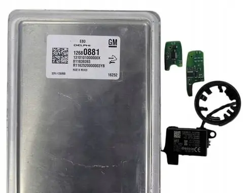 Opel Astra K Engine ECU kit and lock set 12680881