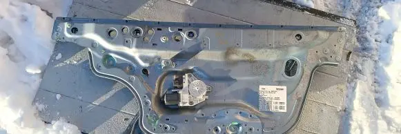 Mitsubishi Eclipse Front door window regulator with motor 998183106