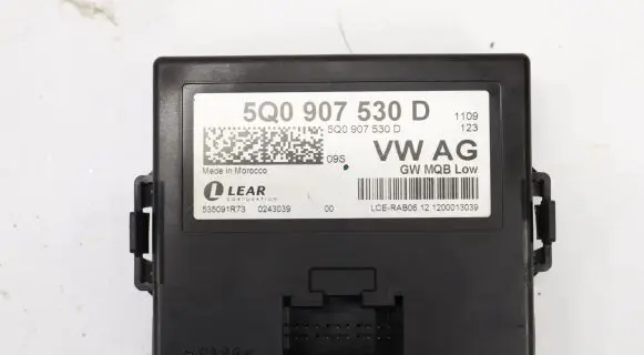Skoda Octavia Mk3 (5E) Other control units/modules 5Q0907530D