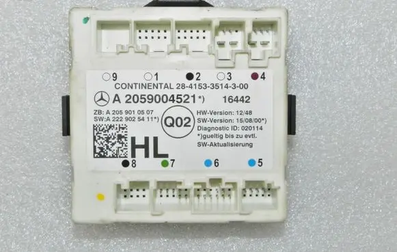 Mercedes-Benz C W205 Door control unit/module A2059004521