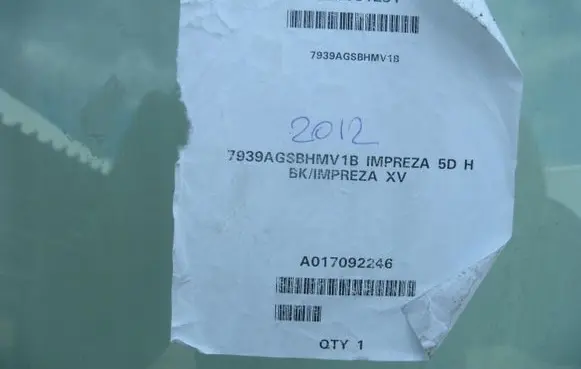 Subaru Impreza III Front windscreen/windshield window 765013220UN
