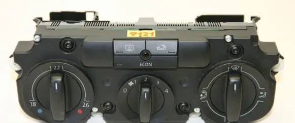 Volkswagen Golf V Climate control unit 537011CF