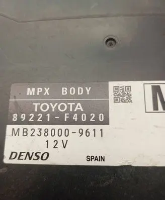 Toyota C-HR I Other control units/modules 89221F4020 MB2380009611