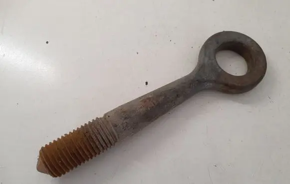 Towing hook eye