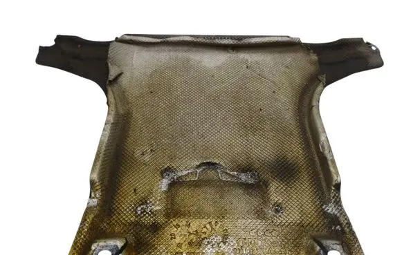 Heat shield in engine bay