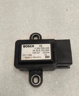BMW X5 E53 ESP acceleration yaw rate sensor 34526753694 0017726 0265005248