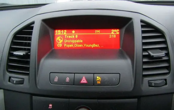 Opel Insignia A Screen/display/small screen 