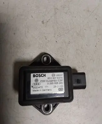 Audi A4 S4 B6 8E 8H ESP acceleration yaw rate sensor 8E0907637A 0265005245
