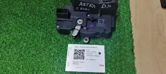 Opel Astra G Front door lock 24444012ET