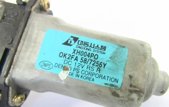 KIA Carens I Rear door window regulator motor 0K2FA