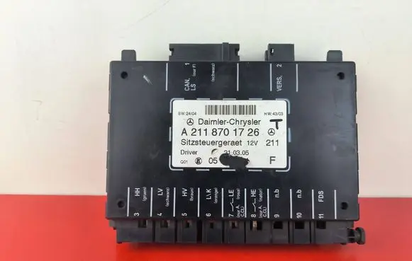 Mercedes-Benz E W211 Seat control module A2118701726