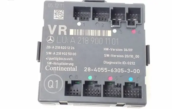 Mercedes-Benz CLS C218 X218 Door control unit/module A2189001101
