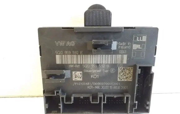 Volkswagen e-Golf Door control unit/module 5Q0959592B 5Q0959592E