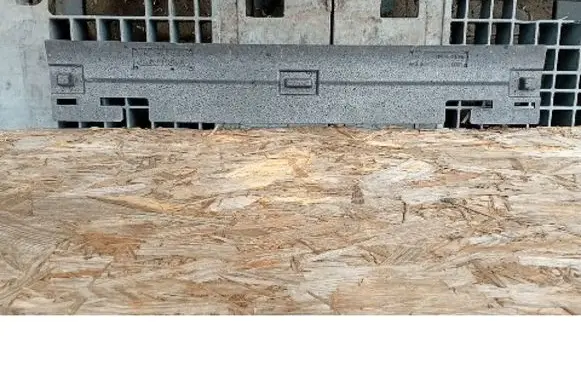 Front bumper support beam