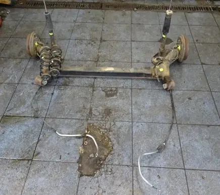 Skoda Fabia Mk2 (5J) Rear suspension assembly kit set 